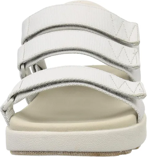 Vista 2 de KEEN Elle Sandalias de punta abierta con plataforma elástica para mujer, Negro (BlackVapor)