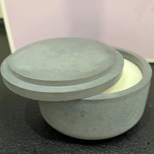 Vista 3 de Juego de Moldes para Botellas de Vela con Tapas, Moldes de Vaso de Vela Creativos de Silicona, Moldes de Botella de Hormigón con Rayas Redondas