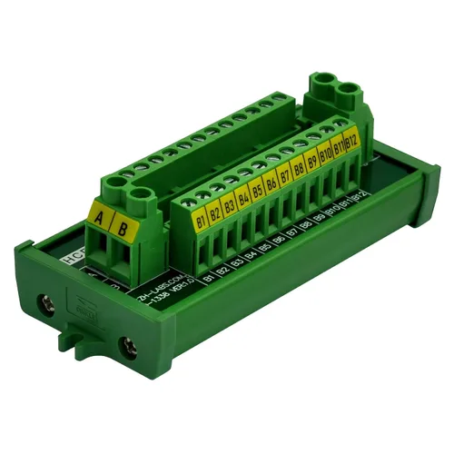 Vista 7 de Módulo de distribución de bloque de terminales de posición 30Amp/300V 2x12 (montaje de tornillo)