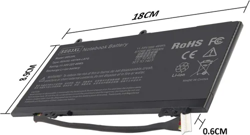 Vista 2 de Fancy Buying Nueva batería para portátil SE03XL para HP Pavilion 14-AL000 14-AL125TX 14-AL136TX 14-AL027TX 14-AL028TX 14-AL062NR 14-AV002LA
