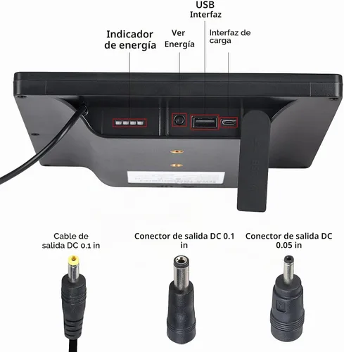Vista 5 de Panel solar de 5W 12V para cámara de rastro con batería recargable 5200mAh