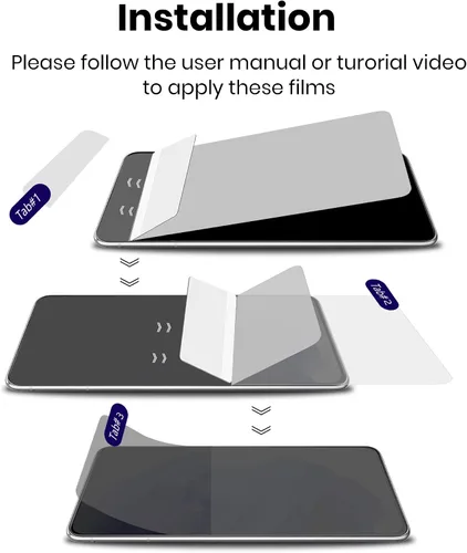 Vista 6 de Protector de pantalla para Galaxy S21, película suave de privacidad (no vidrio templado), compatible con fundas, desbloqueo en pantalla, acabado