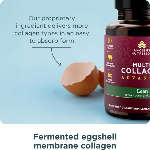 Vista 11 de Ancient Nutrition Multi Collagen Advanced Lean con probióticos, péptidos de colágeno hidrolizados que apoyan la pérdida de peso saludable