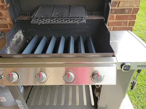 Vista 7 de GS4 Genesis II - Parte de parrilla para Weber 4 quemadores Genesis II y II LX 400 SER II E410 E435, repuesto Weber Genesis 400 (2022 YRS)