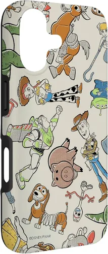 Vista 3 de Disney y Pixar's Toy Story 4 Personajes Retro Print Case para iPhone 17
