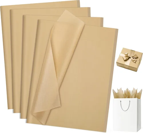 Vista 24 de woric 160 hojas de papel de seda azul para bolsas de regalo de 20 x 14 Combinado azul