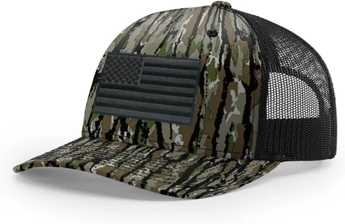 Vista 130 de Joe's USA Richardson 112 - Gorras de camionero con parche gráfico personalizado - Gorras estructuradas de cinco y seis paneles Richardson Premium