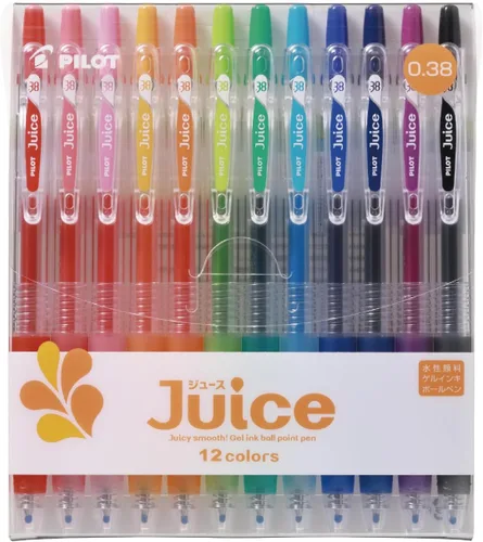 Vista 2 de Pilot Bolígrafo de tinta de gel de jugo, 0.020 in, colores metálicos (LJU-60EF-6CM)