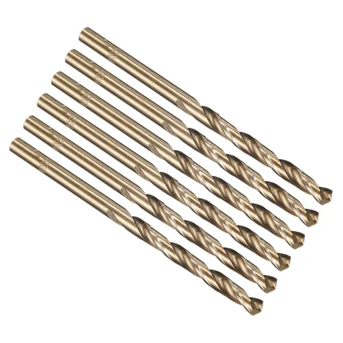 Vista 89 de PATIKIL Broca Jobber de 0.039 in, vástago recto M35 cobalto 5% acero de alta velocidad 135° acabado dorado para metal duro de acero inoxidable - 2