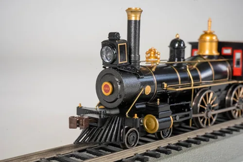 Vista 6 de Bachmann Industrias 4-4-0 American Steam DCC Ready Pennsylvania con locomotora de carga de carbón (escala HO)