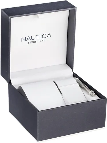 Vista 3 de Nautica - Reloj de silicona de resina de cuarzo para hombre