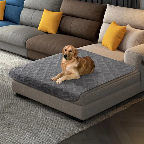 Vista 32 de Manta impermeable para perro, 30 x 30 pulgadas, fundas de sofá para mascotas pequeñas para sofá, silla, cama, protector de muebles de perros
