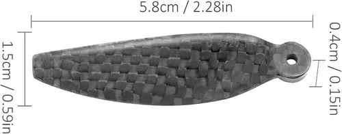 Vista 2 de Cuchilla de hélice para dron, hoja de hélice ligera de fibra de carbono compatible con mini 2 piezas de accesorios de repuesto para drones