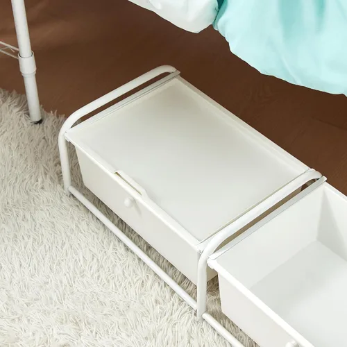 Vista 5 de Suprima® Almacenamiento Debajo de la Cama - Tapa 3 Sección - Blanco