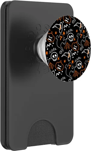 Vista 7 de Ghost Skeleton - Sombrero de bruja de calabaza con diseño de Halloween