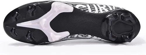 Vista 3 de ailishabroy Zapatos de fútbol para niño grande FgAg High Top Spikes Zapatos de fútbol para entrenamiento profesional Césped Hombres al aire libre
