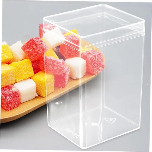 Vista 7 de ULTECHNOVO Conjuntos de elegantes cajas de dulces de plástico para bodas fiestas de cumpleaños DIY galletas cajas de embalaje de galletas