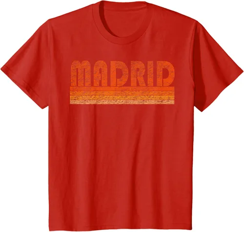 Vista 53 de clásico Retro Madrid playera, hombre 3XL, Asphalt Negro