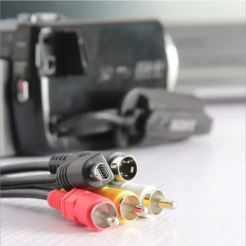 Vista 3 de VMC-15FS Cable de repuesto para AV A/V TV S-Video VMC-30FS 10Pin AV TV-Out Cable compatible con videocámara Handycam DCR-HC24E DCR-HC26E DCR-SR80