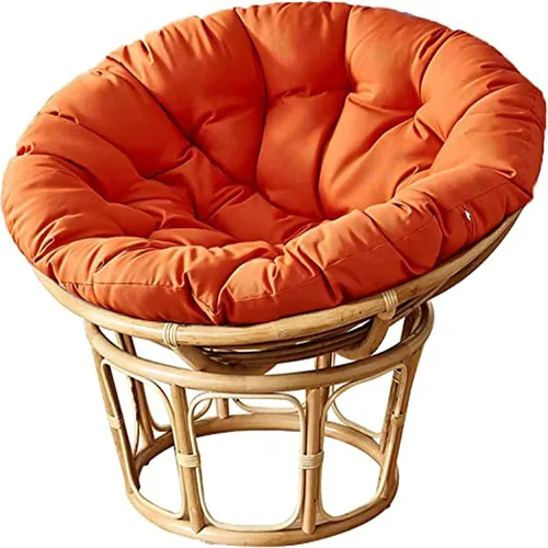 Vista 8 de HUHJYUGE Cojín colgante para silla de hamaca de solo 16 x 16 pulgadas, cojín de repuesto impermeable para silla colgante, cesta colgante, cojín