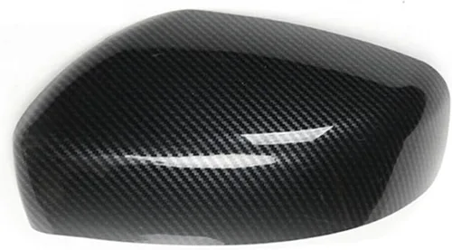 Vista 9 de Par de espejo retrovisor lateral tapa cubierta Trim para Infiniti G37 2008 Fibra de carbono