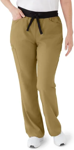 Vista 15 de ave. Women's Coastal Seven Pocket Bootcut Scrub Pant Negro