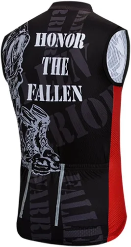 Vista 2 de Chaleco de ciclismo para hombre, sin mangas, ropa de ciclismo