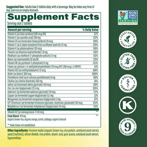 Vista 3 de Vitaminas MegaFood Multi, para mujeres, 60, 1, 1