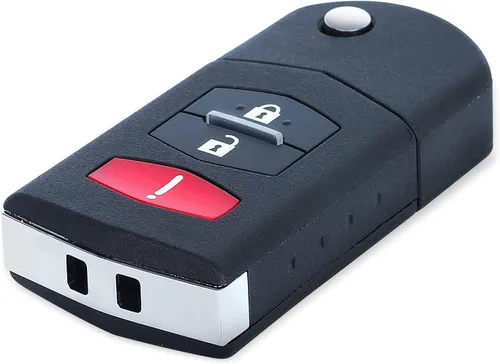 Vista 5 de Beefunny Reemplazo plegable Flip Shell Remote Key Case Fob 3 Botón para Mazda 3 5 6 RX8 CX5 CX7 CX9 (1)