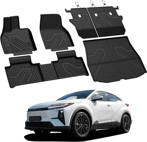 Vista 39 de LASFIT Tapetes de elastómero termoplástico para 1a y 2a fila de asientos de auto, para todo tipo de clima