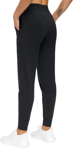 Vista 4 de The Gym People - Pantalones deportivos para mujer, ligeros, mallas para entrenamiento, yoga, correr para estar en casa