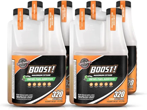 Vista 9 de Opti-Lube Aditivo diesel de cetano máximo, botella dosificadora de 16 onzas