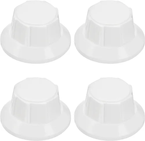 Vista 11 de Cubiertas de tuerca de hoja de ventilador de orificio universal Blanco