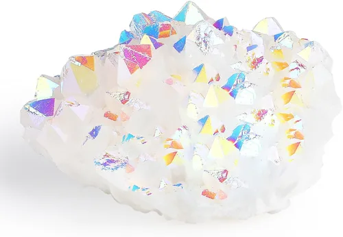 Vista 15 de ZHIYUXI Cristales y Piedras, Conjunto de Cristales, Geoda, Piedras Preciosas, Roca Natural, Protección, Cristal Crudo, Energía de Equilibrio, Reiki