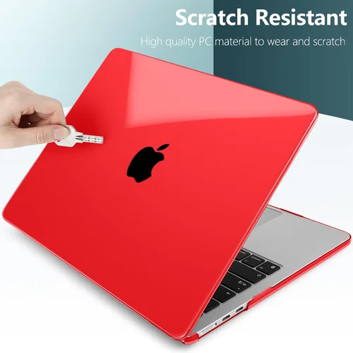 Vista 4 de TWOLSKOO Funda compatible con M4 MacBook Air de 15 pulgadas versión 2025-2023 M4 A3241 M3 A3114 M2 A2941, carcasa rígida de plástico, protector