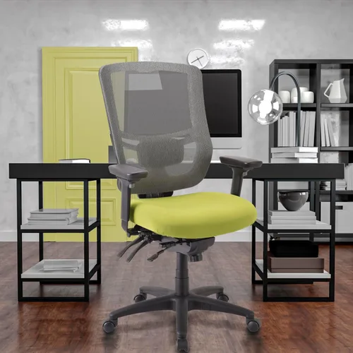 Vista 5 de Tempur-Pedic Silla de trabajo ajustable, verde