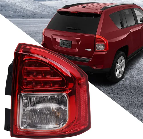 Vista 9 de Huray - Luz trasera izquierda para Jeep Compass 2011-2013 lado del conductor LH