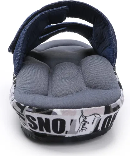 Vista 6 de Pantuflas de casa para hombre ajustables con soporte de arco de espuma viscoelástica para interiores y exteriores