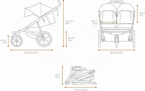 Vista 11 de Thule Urban Glide 2 - Cochecito para correr