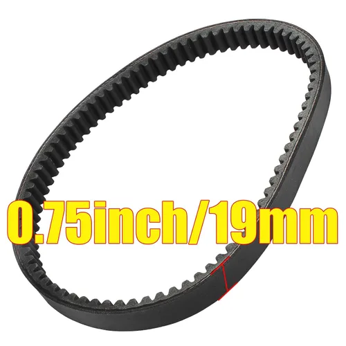 Vista 3 de 5 correas de transmisión KT196 compatibles con correa convertidora de par serie 30, Powersports Coleman KT196cc 4 ruedas 196cc 6.5HP Comet 203589