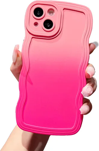 Vista 10 de Funda para iPhone 7/8, funda divertida para iPhone, linda funda Kawaii rizada con forma de marco de TPU suave a prueba de golpes, funda protectora
