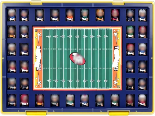 Vista 9 de Xuerdon Caja Coleccionista de Juguetes Compatible con Teenymates para Minifiguras de las Series Party Animal de Fútbol Americano, Béisbol