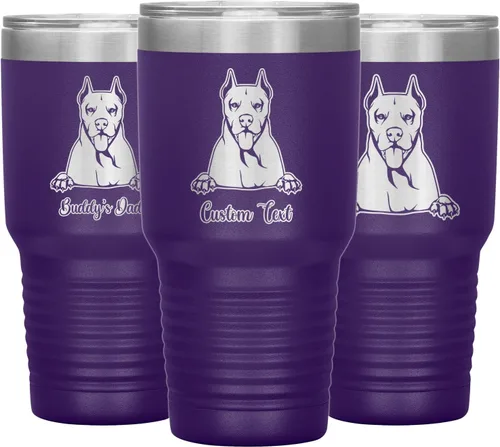 Vista 16 de Personalized Dogo Argentino Dog Mom Dad Tumbler, Dogo Argentino Mommy Daddy Coffee Tumbler, Dogo Argentine Mastiff Christmas Women Men Present, Dog