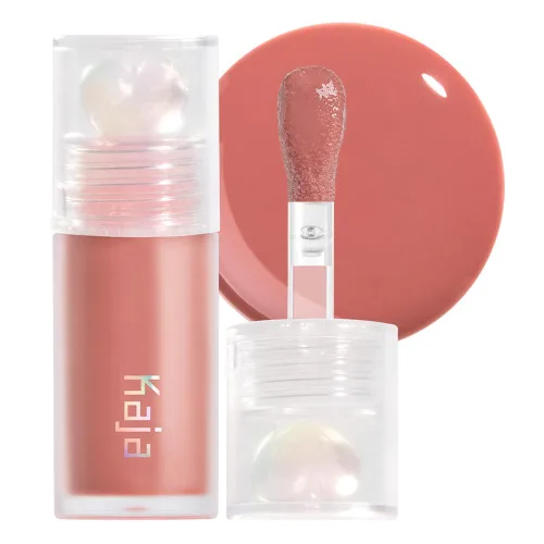 Vista 15 de Kaja Juicy Glass - Aceite para rellenar los labios 01 Rose Hip Spritz Hidratante, se siente voluminoso y ligero con aceite de frutas de árbol