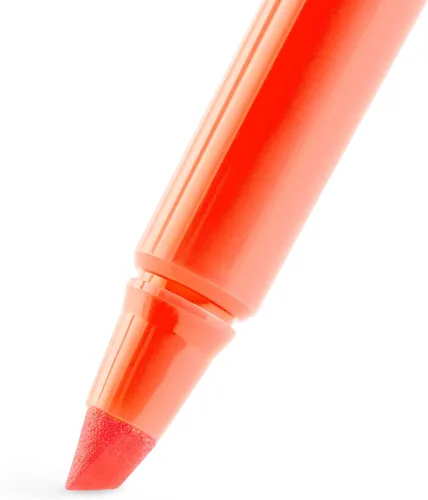 Vista 4 de BIC Brite Liner - Resaltador con punta de cincel, color naranja y azul, 12