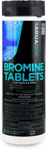 Vista 8 de AquaDoc Tabletas de bromo para spas y jacuzzis – 1.5 libras – Tabletas desinfectantes de bromo de 1 pulgada – Soporta agua limpia y clara