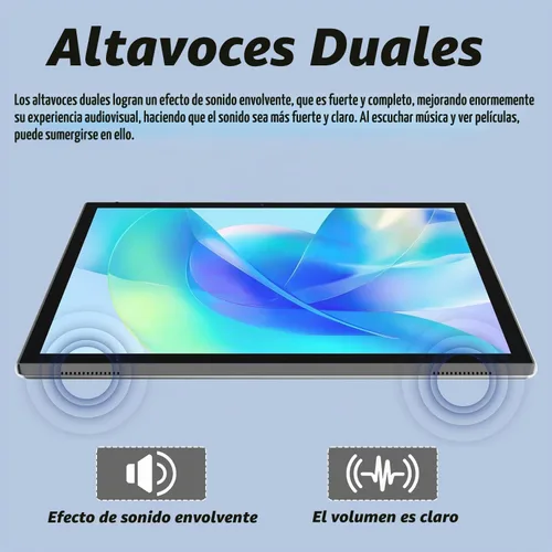 Vista 6 de Tablet Android 15 de 10 pulgadas, tabletas 2 en 1 con teclado/ratón/estuche/lápiz capacitivo, 8 GB de RAM+32 GB ROM/1 TB Expandir Tableta