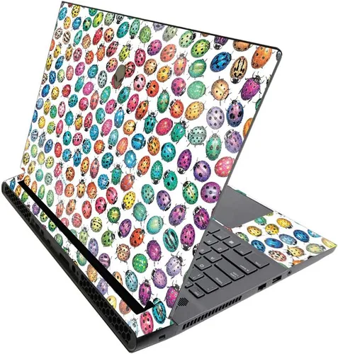 Vista 446 de MightySkins - Skin brillante con purpurina para Alienware M17 R3 (2020) y M17 R4 (2021) - Diversión de los años 90 Acabado duradero con purpurina