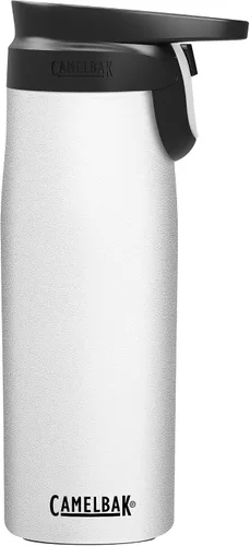 Vista 30 de CamelBak Forge Flow - Taza de viaje aislada de acero inoxidable, color negro, 16 onzas