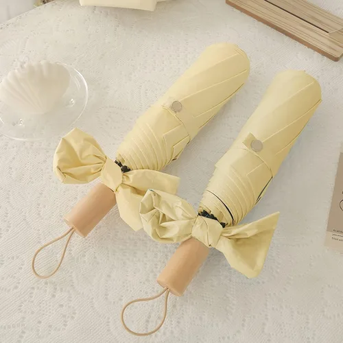 Vista 5 de choedii Paraguas para el sol, protección UV, sólido, compacto, portátil, automático, paraguas de lluvia de viaje, para mujer, impermeable, plegable